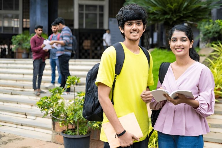 Focused student using study plan to prepare for board exams stress-free